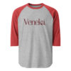 3/4 Sleeve Shirt - Veneka BB Gray and Red - Image 2