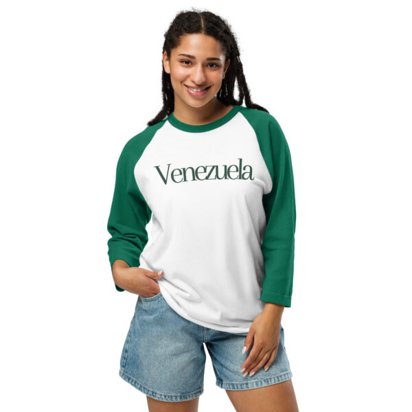 3/4 Sleeve Shirt - Venezuela Green - Image 3