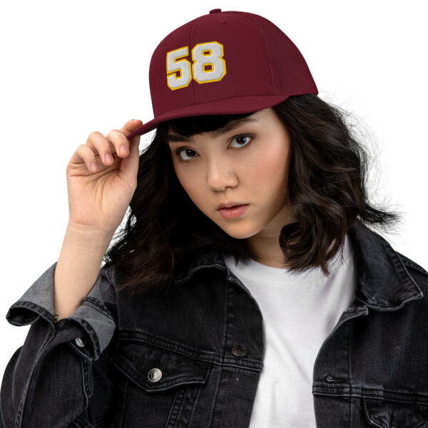 Hat Vintage Unisex  - Vinotinto Pride - Image 2