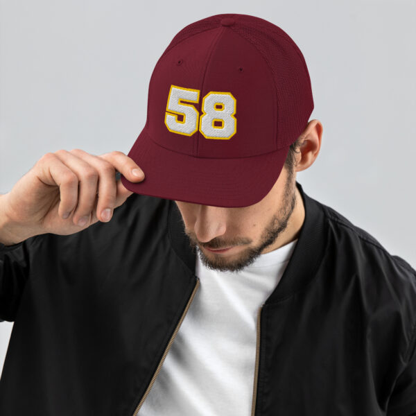 Hat Vintage Unisex  - Vinotinto Pride - Image 3