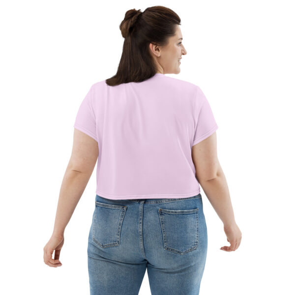 Crop Tee - Pink Water - Image 3