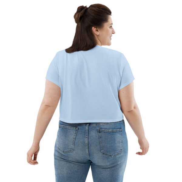 Crop Tee - Blue Wave - Image 2