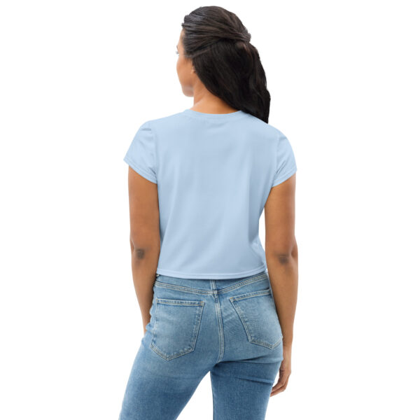 Crop Tee - Blue Wave - Image 5