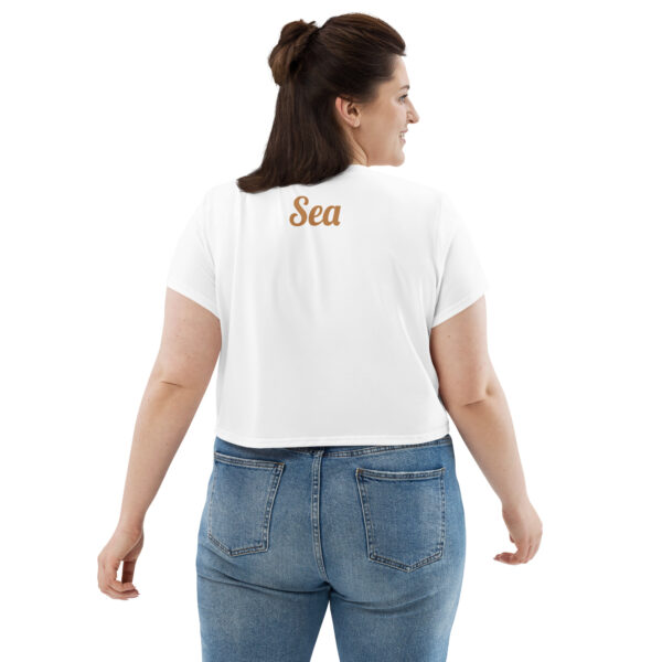 Crop Tee - Coconut and Palm Tree - Image 3