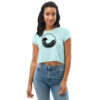 Crop Tee - Aqua