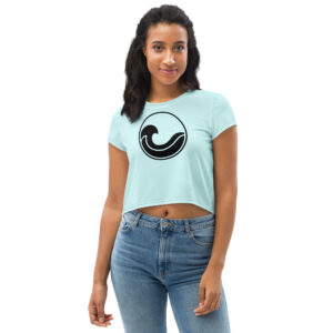 Crop Tee - Aqua