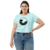 Crop Tee - Aqua - Image 2