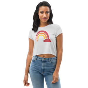 Crop Tee - Rainbow