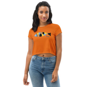 Crop Tee - Coral