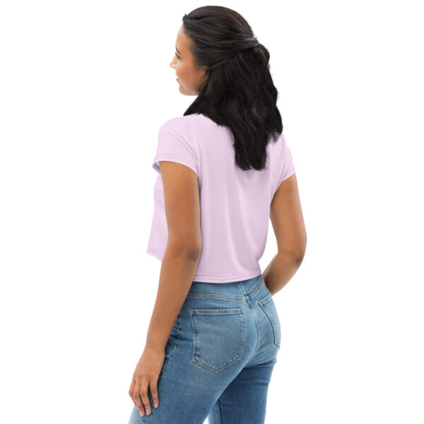 Crop Tee - Pink Water - Image 6
