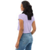 Crop Tee - Waves (Purple) - Image 6