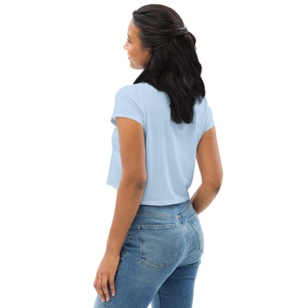 Crop Tee - Blue Wave - Image 6