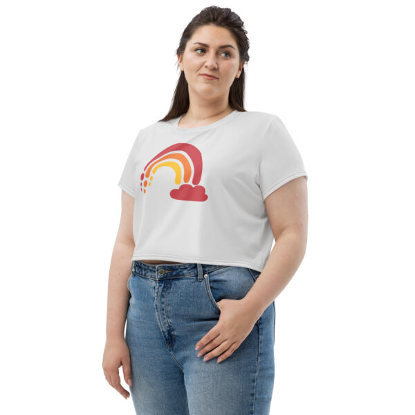 Crop Tee - Rainbow - Image 2