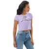 Crop Tee - Waves (Purple) - Image 7