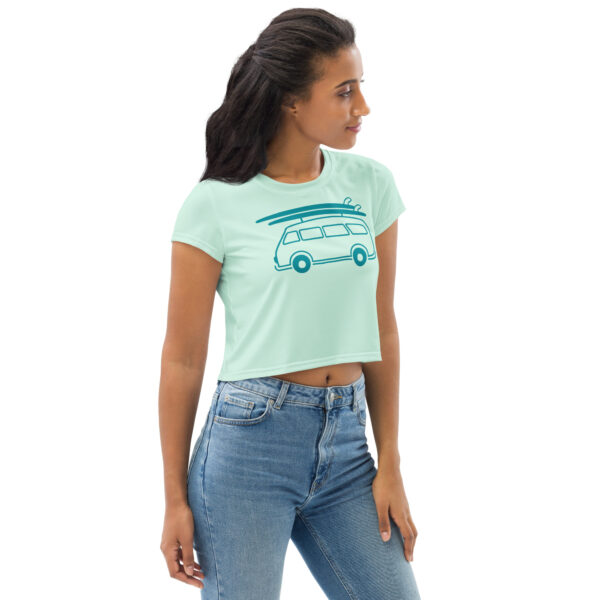 Crop Tee - Let's Go Surf - Image 7