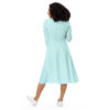 Dress Long Sleeve midi - Aqua - Image 4