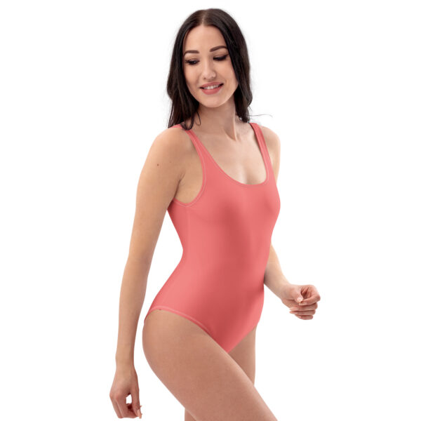 One-Piece Swimsuit - Caribbean Peach - Image 2