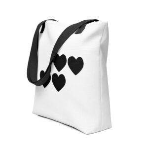 Tote bag - Black Hearts
