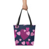 Tote bag - Purple Hearts - Image 2