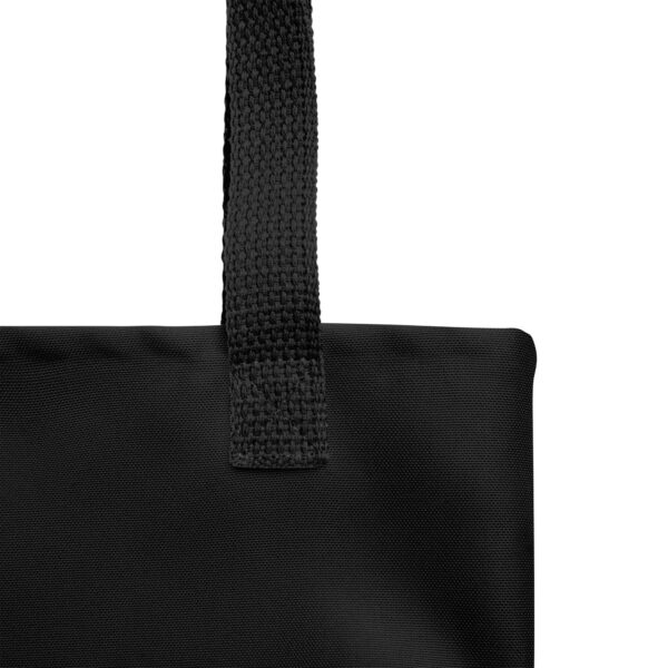 Tote bag - Black and White Heart - Image 4