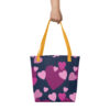 Tote bag - Purple Hearts - Image 6
