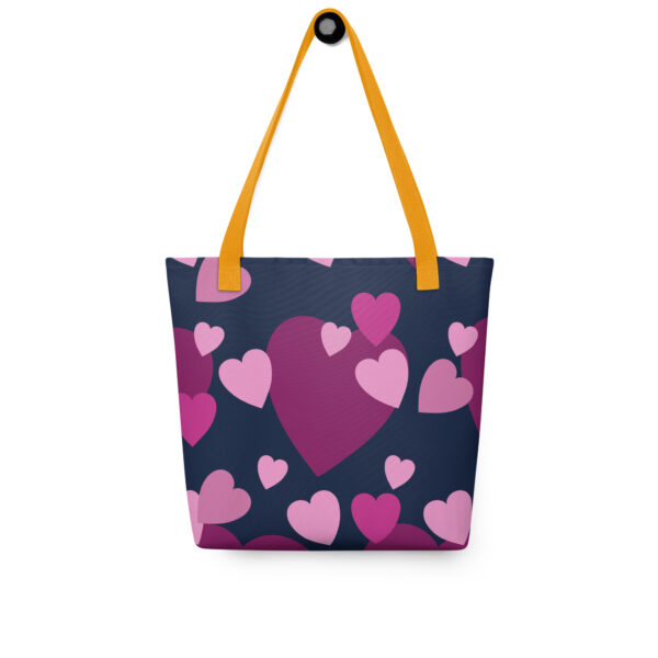 Tote bag - Purple Hearts - Image 7
