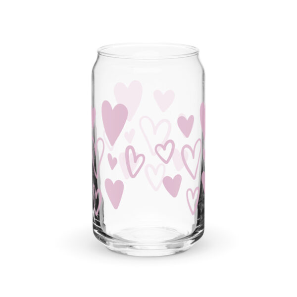 Can-shaped glass - Pink Hearts - Image 6