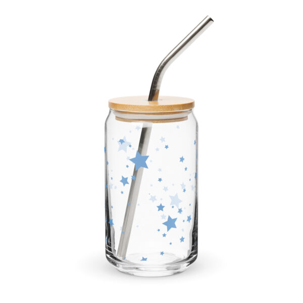 Can-shaped glass - Blue Stars - Image 2