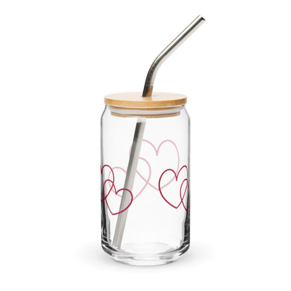 Can-shaped glass - Two Hearts - Image 2