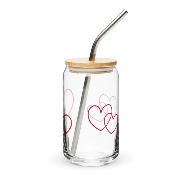 Can-shaped glass - Two Hearts - Image 3