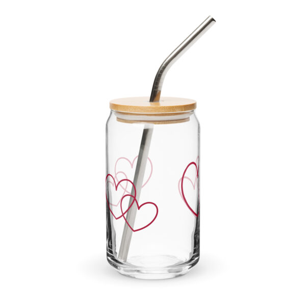 Can-shaped glass - Two Hearts - Image 4