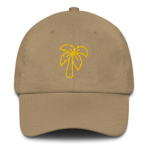 Dad hat Unisex - Yellow Palm Tree
