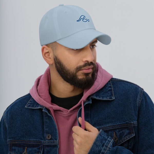 Dad hat Unisex - Blue Waves - Image 4