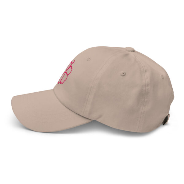 Dad hat - Pink Flower - Image 7