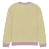 Knitted crew neck sweater Unisex - Yellow Wave - Image 8