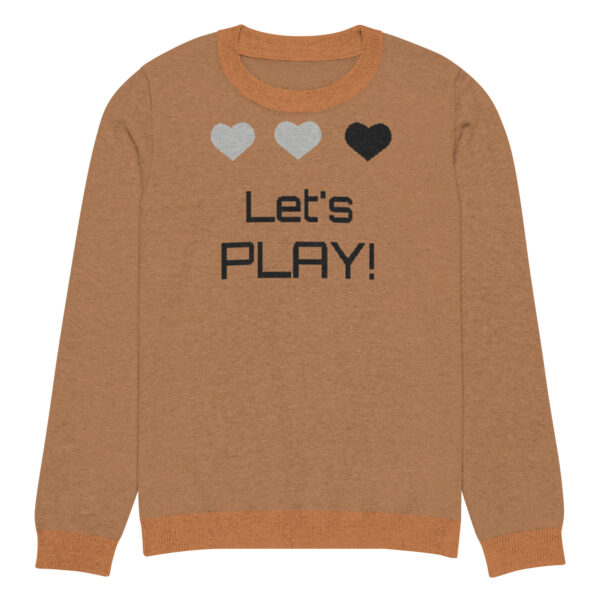 Knitted crew neck sweater Unisex - Let's Play - Image 7
