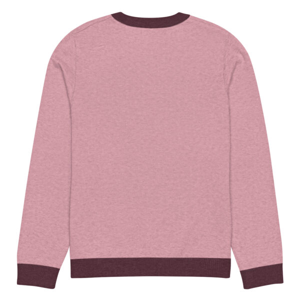 Knitted crew neck sweater - Queen of Hearts - Image 6