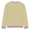 Knitted crew neck sweater Unisex - Yellow Wave - Image 6