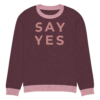 Knitted crew neck sweater Unisex - Say Yes - Image 5
