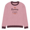 Knitted crew neck sweater - Queen of Hearts - Image 5