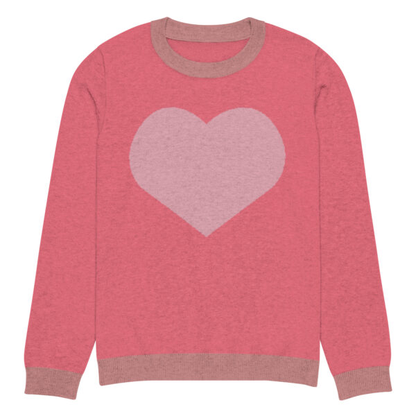 Knitted crew neck sweater Unisex - Big Love - Image 3