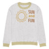 Knitted crew neck sweater Unisex - Sun and Fun - Image 3