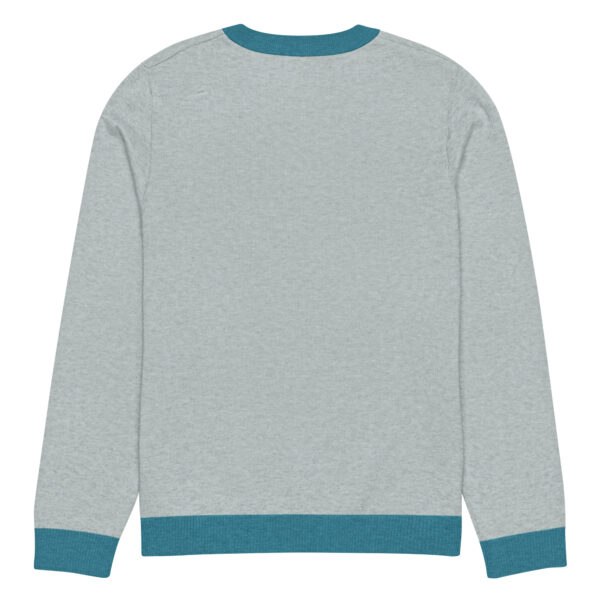 Knitted crew neck sweater Unisex - My Home is the Sea - Image 10