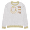 Knitted crew neck sweater Unisex - Sun and Fun - Image 9