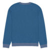 Knitted crew neck sweater Unisex - Blue Kiss - Image 2