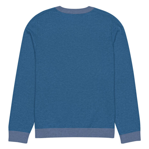Knitted crew neck sweater Unisex - Blue Kiss - Image 2