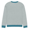Knitted crew neck sweater Unisex - Blue Sea - Image 2
