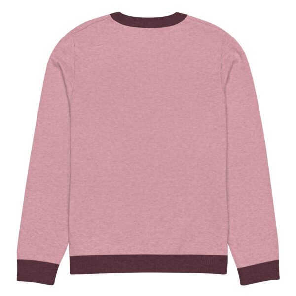 Knitted crew neck sweater - Queen of Hearts - Image 2