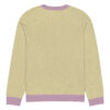 Knitted crew neck sweater Unisex - Yellow Wave - Image 2