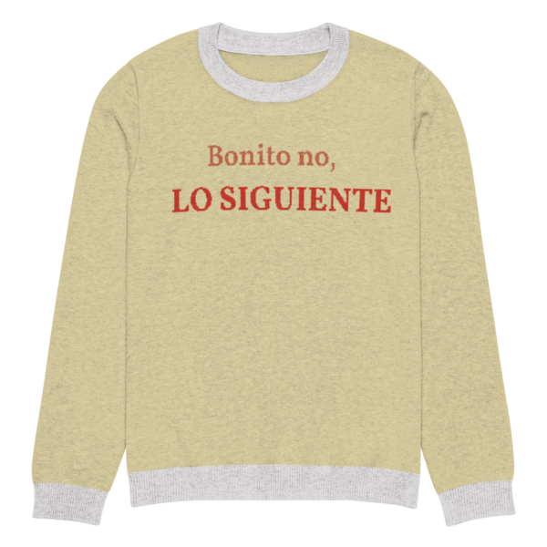 Knitted crew neck sweater Unisex - Bonito No